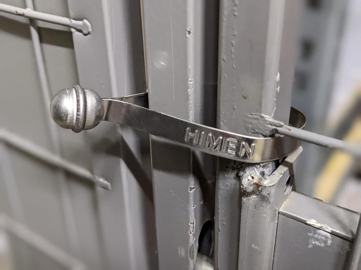 100 Plomben aus Metall von HIMEN | fortlaufend nummeriert | BMS-215F | Verschluss | Container | Seal