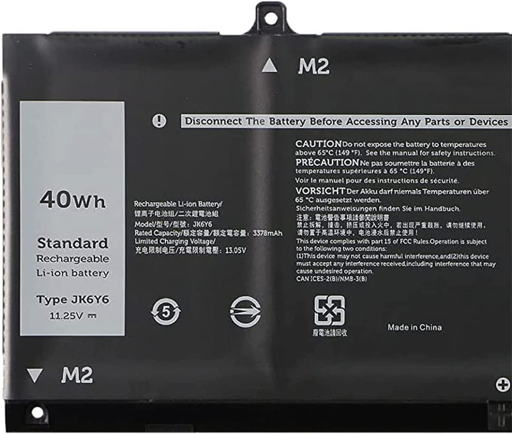 JK6Y6 C5KG6 CF5RH H5CKD Laptop Akku Ersatz für Dell Latitude 3410 3510 Vostro 5300 5401 5501 Inspiro
