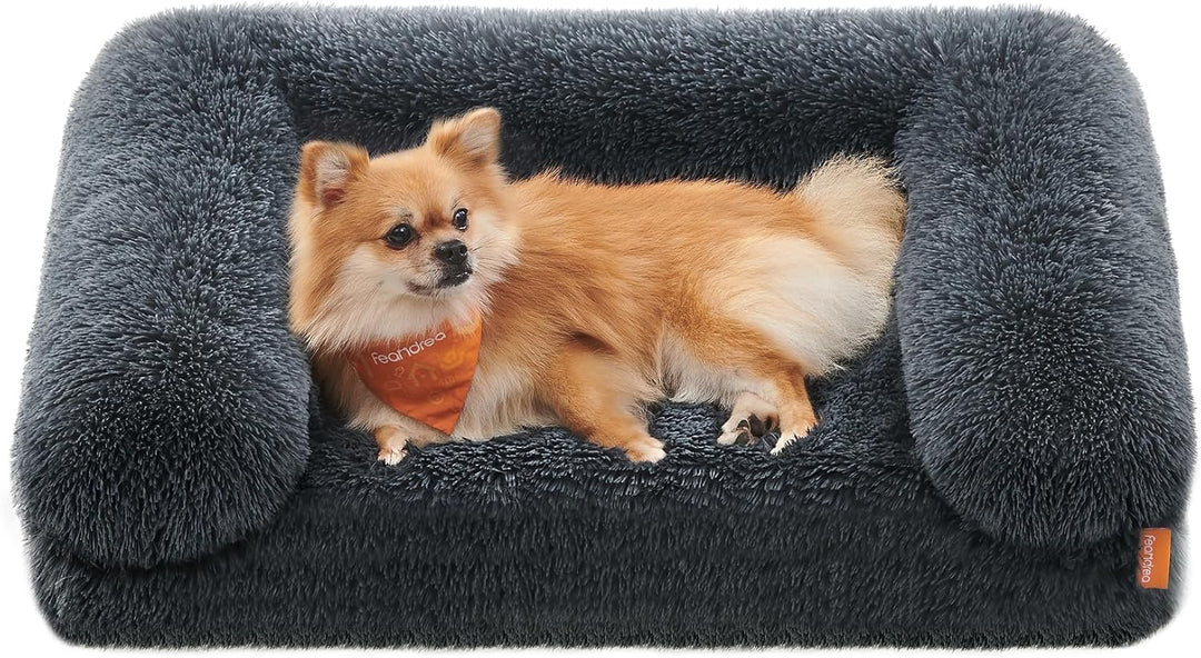 Feandrea FluffyHug Hundebett, Hundekissen Grösse M, Hundematte für Miniaturhunde, kleine Hunde, Hund