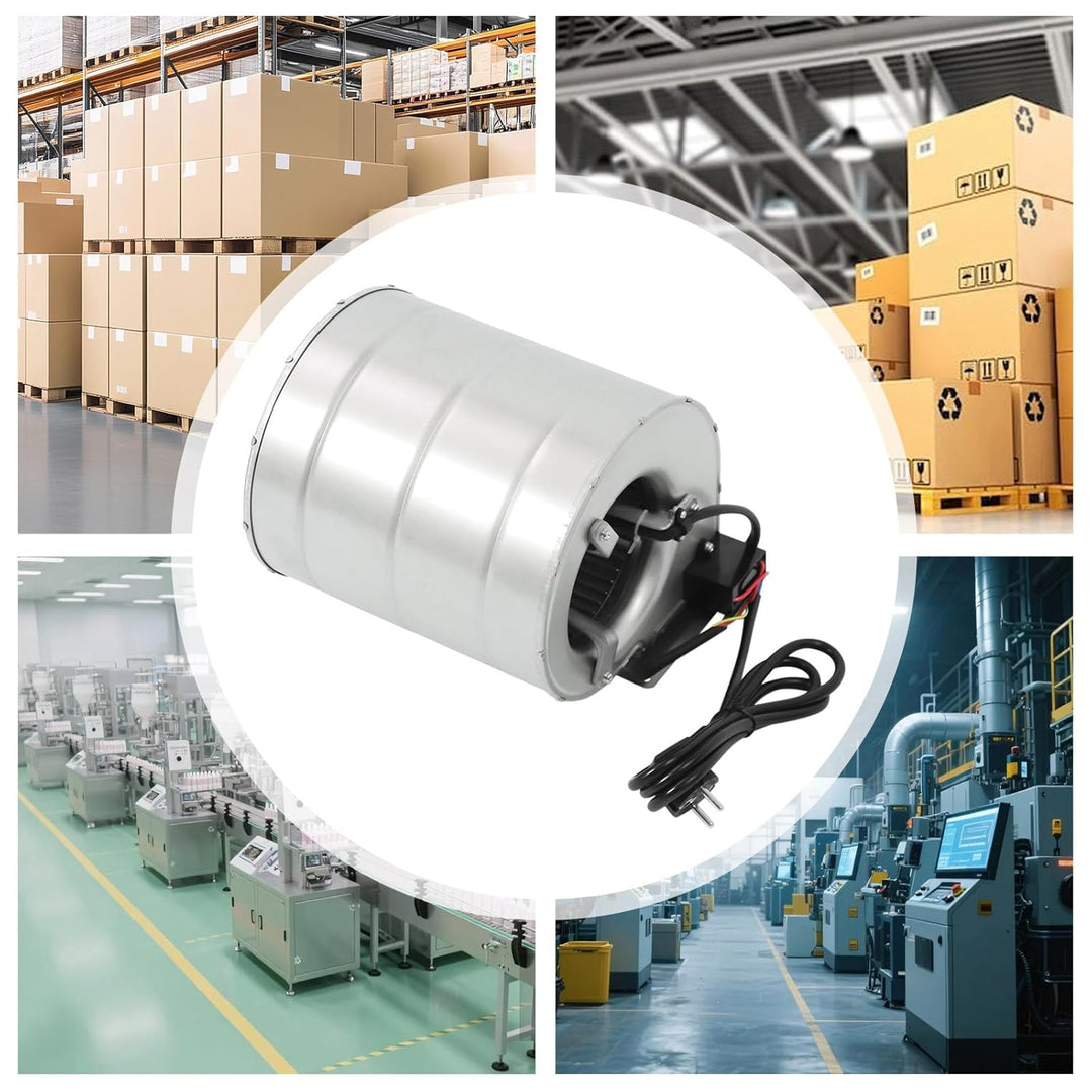 Radialventilator mit Doppelansaugung 150W AC 220V – Laufrad Ø146 mm, für Absaugung, Lüftung, Werksta