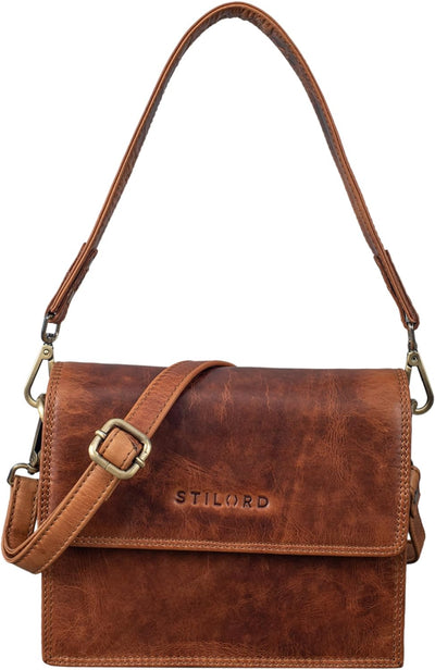 STILORD 'Aleia' Handtasche Damen Leder klein - elegante Umhängetasche für Frauen mit Stil Kara - Cog