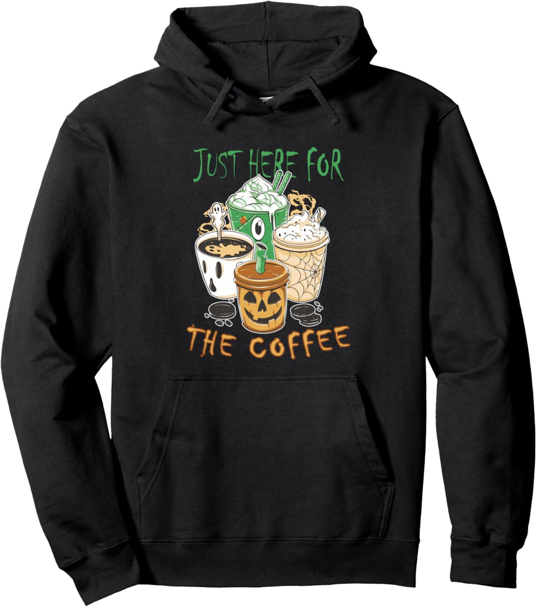 Nur hier für The Coffee Pumpkin Cat Helloween Pullover Hoodie