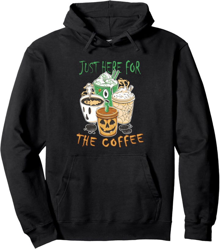 Nur hier für The Coffee Pumpkin Cat Helloween Pullover Hoodie