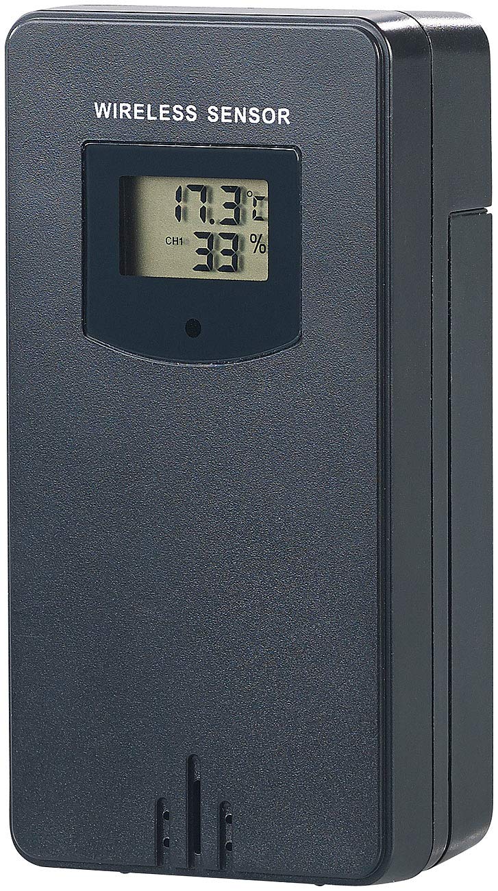 infactory Wetterstation WiFi: WLAN-Funk-Wetterstation mit Aussensensor, Wettertrend &amp; Datenlogger-Ap