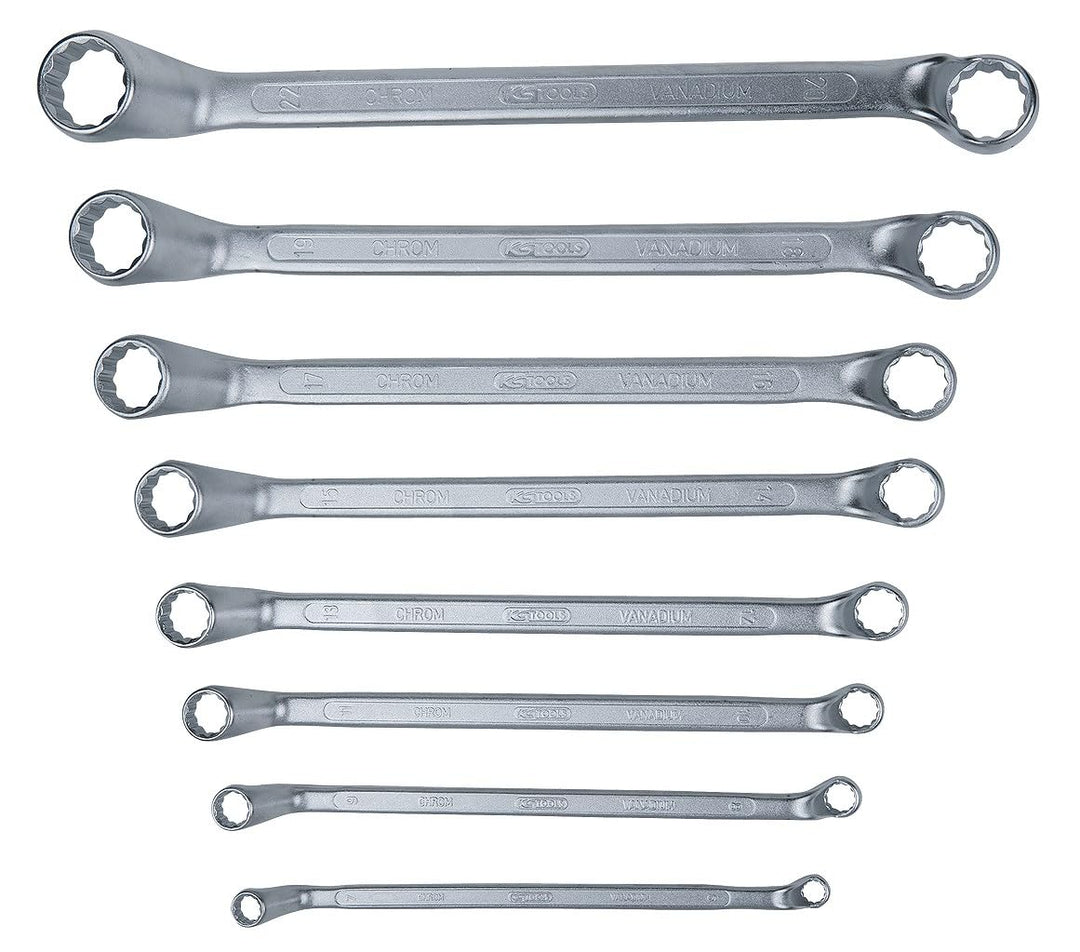 KS Tools 517.0248 CLASSIC Doppel-Ringschlüssel-Satz, gekröpft, 8-tlg. 6-22mm