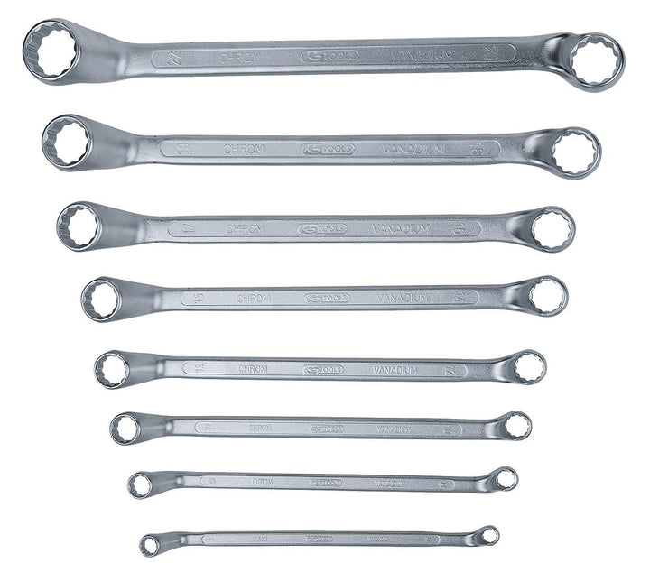 KS Tools 517.0248 CLASSIC Doppel-Ringschlüssel-Satz, gekröpft, 8-tlg. 6-22mm