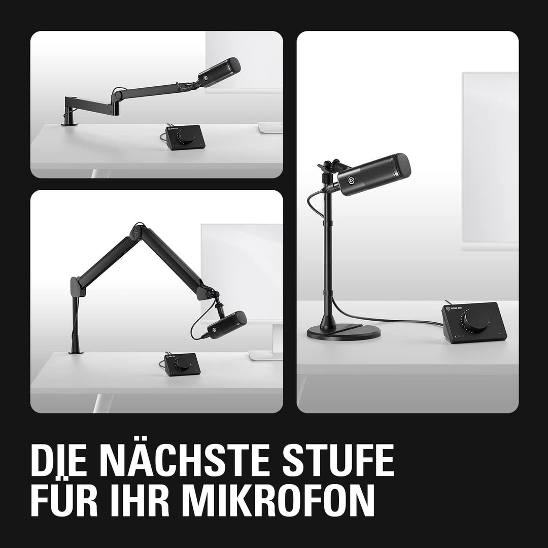 Elgato Wave DX – Dynamisches XLR-Mikro, nierenförmige Richtcharakteristik, unterdrückt Hintergrundge