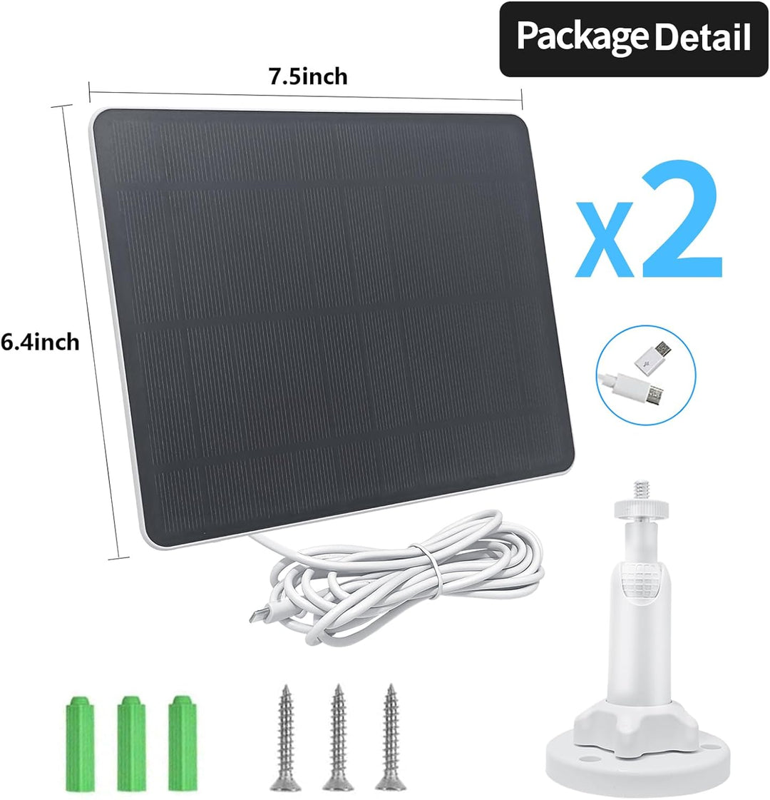 Solarmodul-Ladegerät für Arlo Essential 2K Outdoor (2. Generation)/Essential XL Kamera (2. Generatio