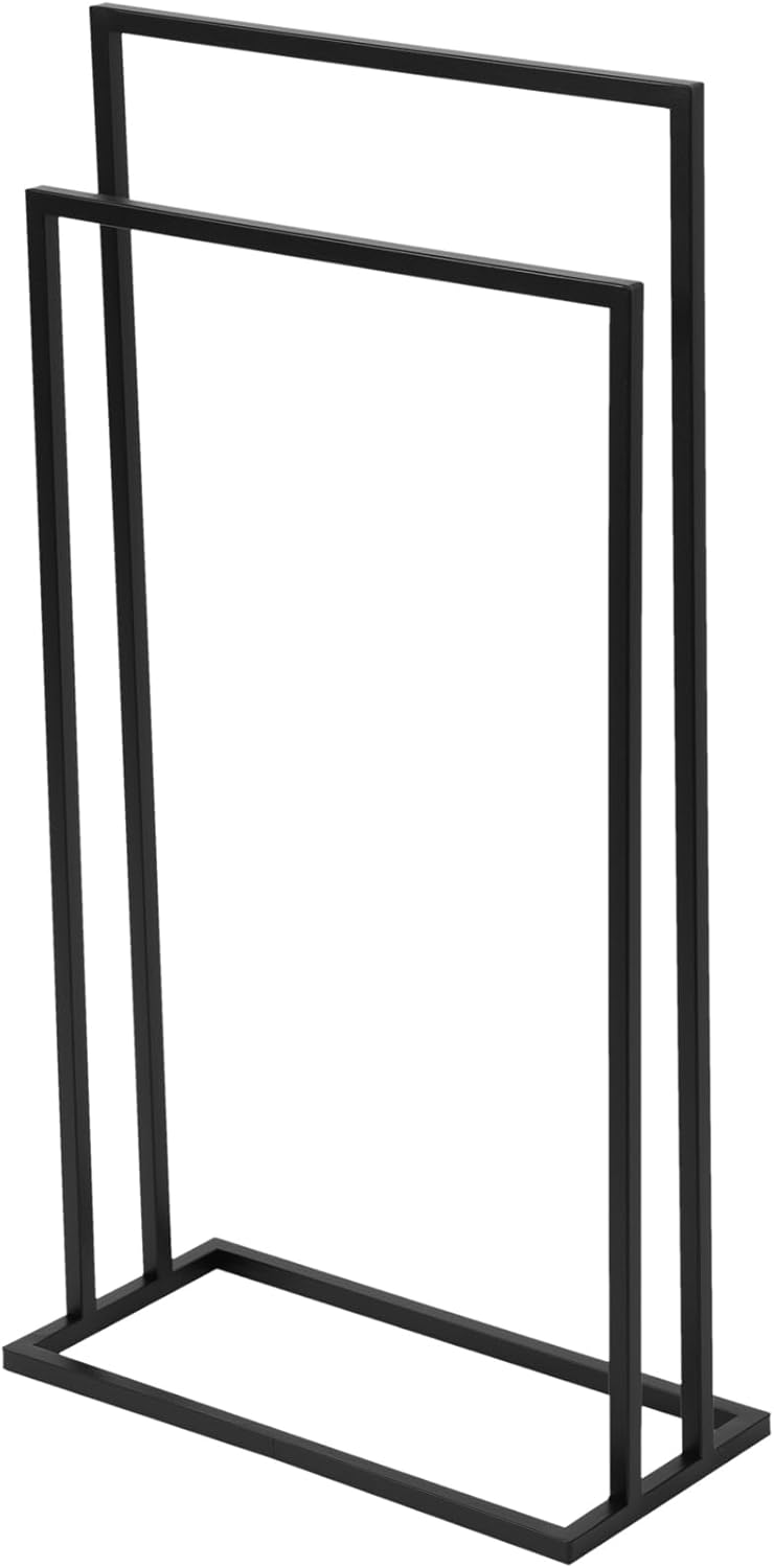 Handtuchhalter Stehend - Handtuchständer Freistehend - BxTxH 45 x 21 x 86cm - aus Metall, mi Anti-Ru