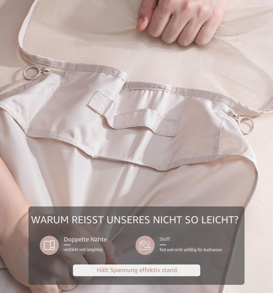 Meowoo Koffer Organizer Packing Cubes Packwürfel Reise Organizer Packtaschen 9-teilig Kleidertaschen