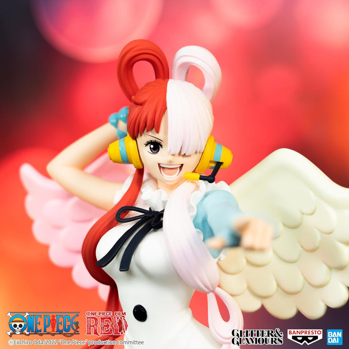 Banpresto Uta-Figur, Glitzer und Glamours, 1 Stück, Rot, 22 cm