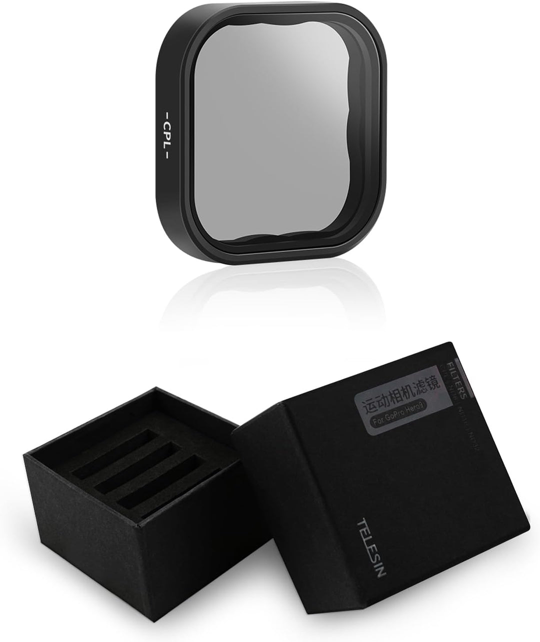CPL Objektiv Filter für Hero 9/10/11/12 Black, CPL Kamera objektiv Polarisations Filter Objektiv Sch