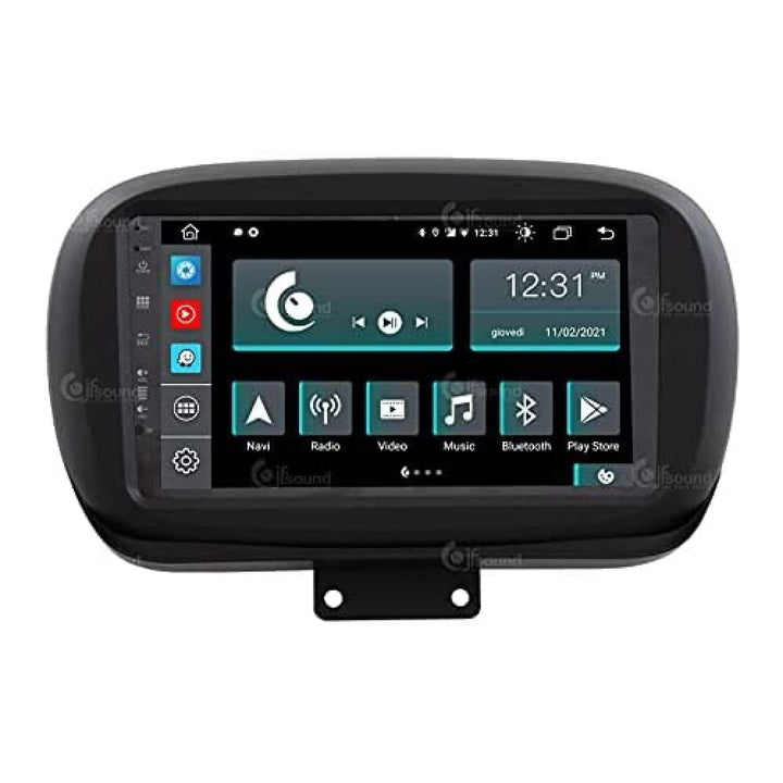 Costum fit Autoradio für FIAT 500X Android GPS Bluetooth WiFi Dab USB Full HD Touchscreen Display 9"