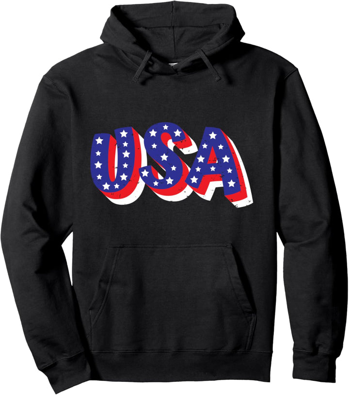 USA Fahne Flagge Amerika Stolz Patriot Hoodie Pullover Hoodie
