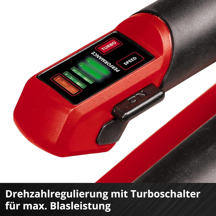 Einhell Akku-Laubbläser GP-LB 18/200 Li GK-Solo Power X-Change (Li-Ion, 18V, Axial-Impeller-Technolo