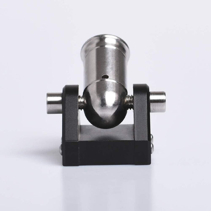 EASYANT Mini Schreibtisch Metallkanone, aus Edelstahl, CNC-gefertigtes Mini-Kanonenmodell Schwarz, S
