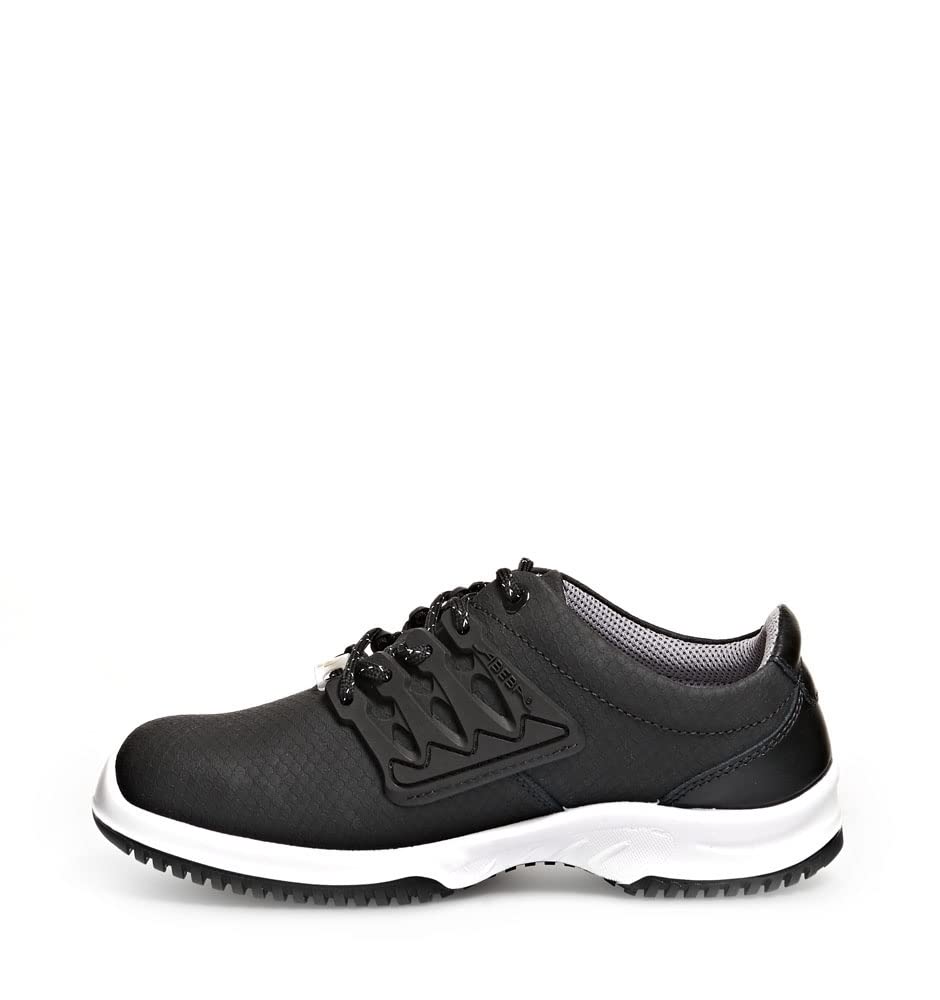 ABEBA 872499 31761 S1 ESD Halbschuh, Rutschhemmende TPU-Sohle, Schwarz, 43 Grösse 43 EU, 43 EU