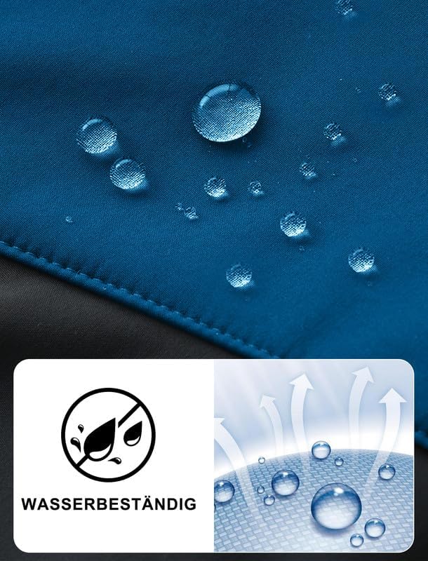 Zzkouine Kinder Softshellhose Schneehose Thermohose Hosen Jungen Mädchen Winterhose Outdoorhose Wand