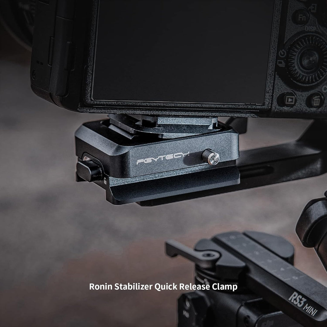 PGYTECH Kamera Schnellwechselplatte mit Klemme für DJI Ronin Stabilisator, Arca Swiss Schnellwechsel