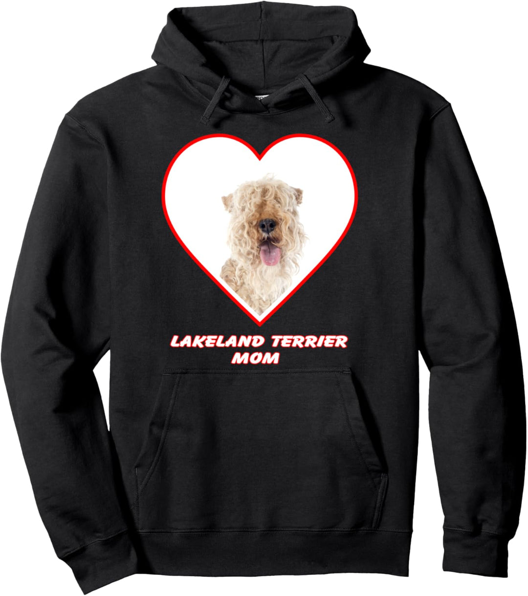 Lakeland Terrier Dog Mom Pullover Hoodie