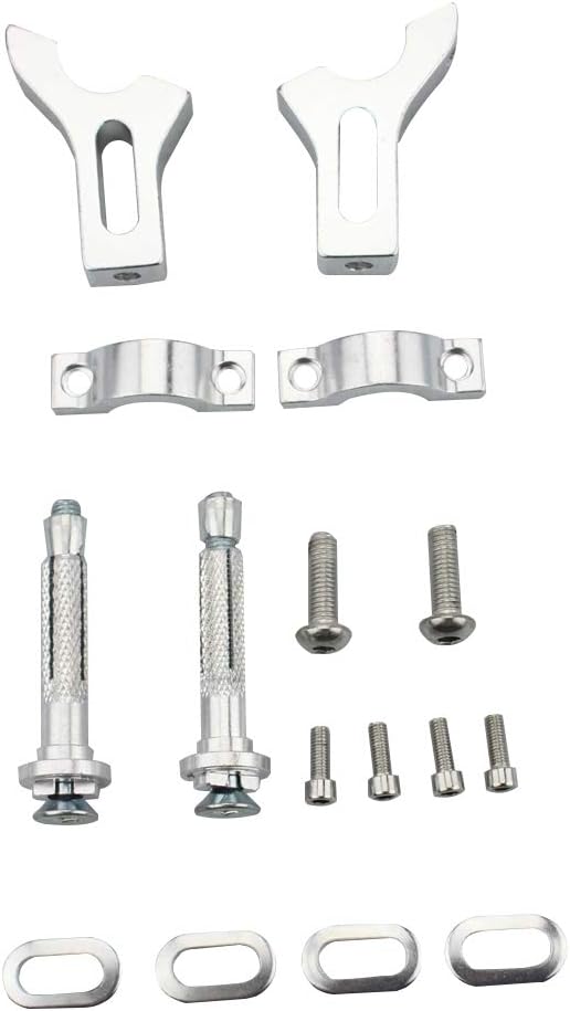 GOOFIT 7/8"Aluminium-Legierung Lenkerhandbürste Guards Schutzhandschützer Assy Ersatz für Motocross-