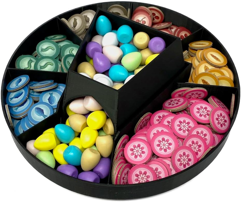 Feldherr Carousel kompatibel mit Flügelschlag - Drehbares Token-Tray, Tokenteller für den Spieltisch