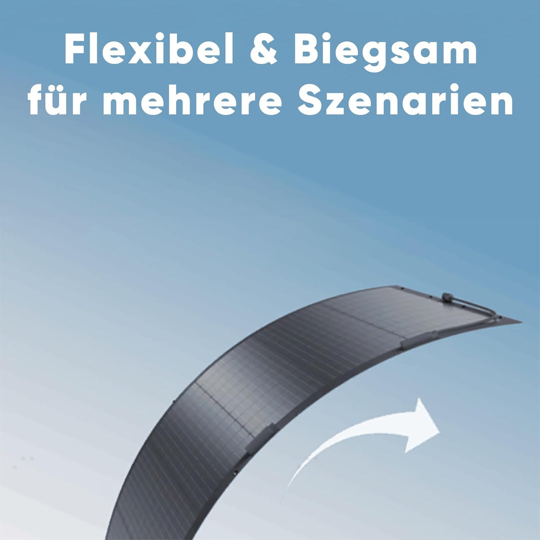 Jackery Flexibles Solarpanel Set 4 * 200W Monokristallines Solarpanel IP68 hocheffizient Solarmodul