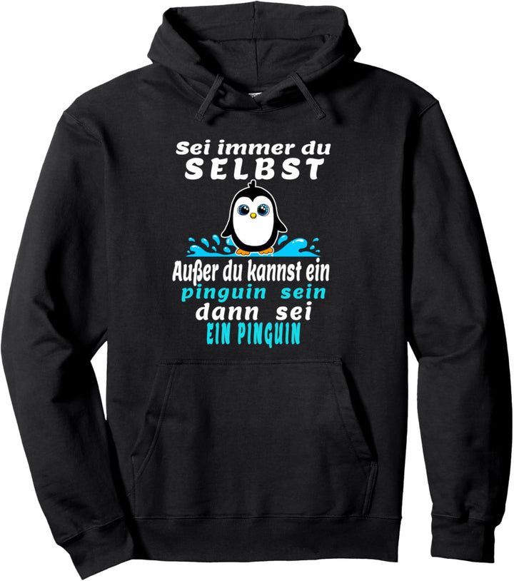 Kinder und Erwachsene Lustiges Pinguin Pullover Hoodie