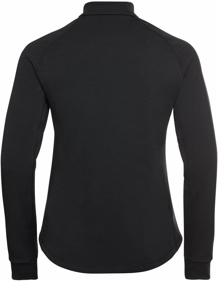 Odlo Damen Langarm Shirt mit Reissverschluss RIGI, M Schwarz