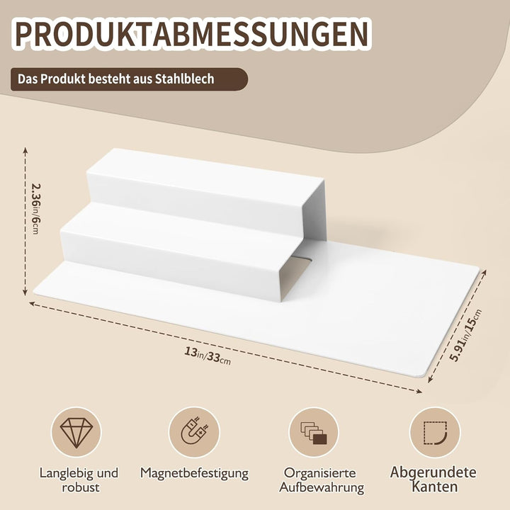 Tonie Regal als Einsatz für IKEA KALLAX, Vollständig magnetisches Toniebox Regal für 20 Figuren + Bo