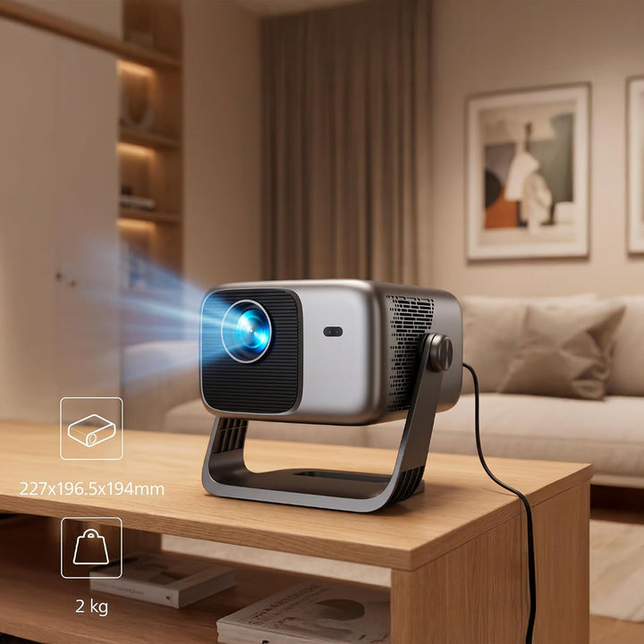 Philips NeoPix 460 Smart Beamer LCD LED Beamer, Full HD 1080p, 500 ANSI Lumen, 100 Zoll Bildschirm,