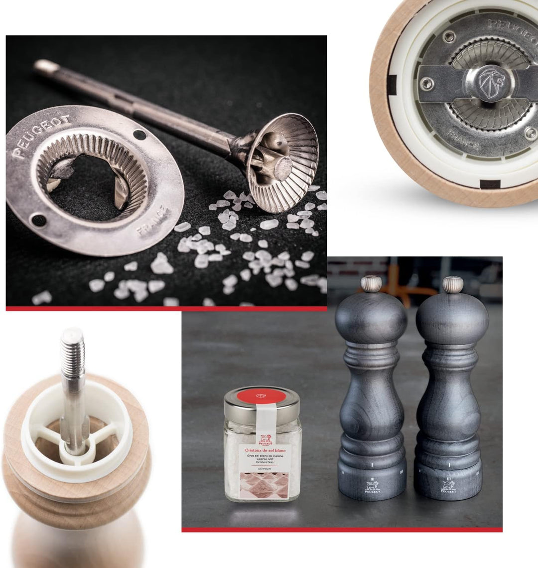 PEUGEOT - Salzmühle Paris u‘Select 40 cm - 6 voreingestellte Mahlgrade - Aus PEFC-zertifiziertem Hol
