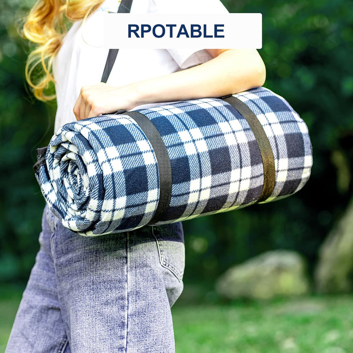 Picknickdecke 300x300cm, Stranddecke Wasserdicht Sandfrei Outdoor Decke Waschbar XXL Picknickdecken,