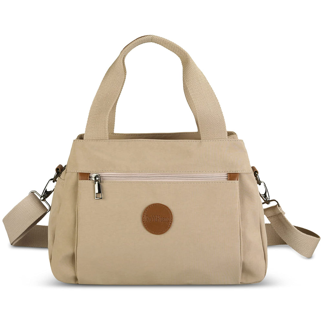 DORRISO Damen Umhängetasche Canvas Handtasche Schultertasche Casual Umhängetaschen Gross Kapazität S