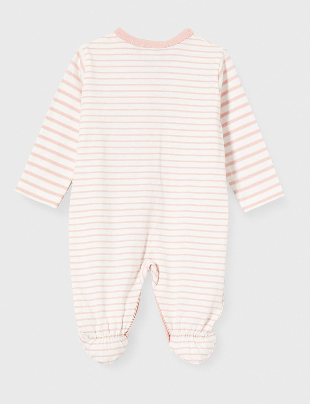 Sanetta Baby - Mädchen rompertje Roze Baby und Kleinkind Schlafanz ge, Silver Pink, 56 EU 62 Silver