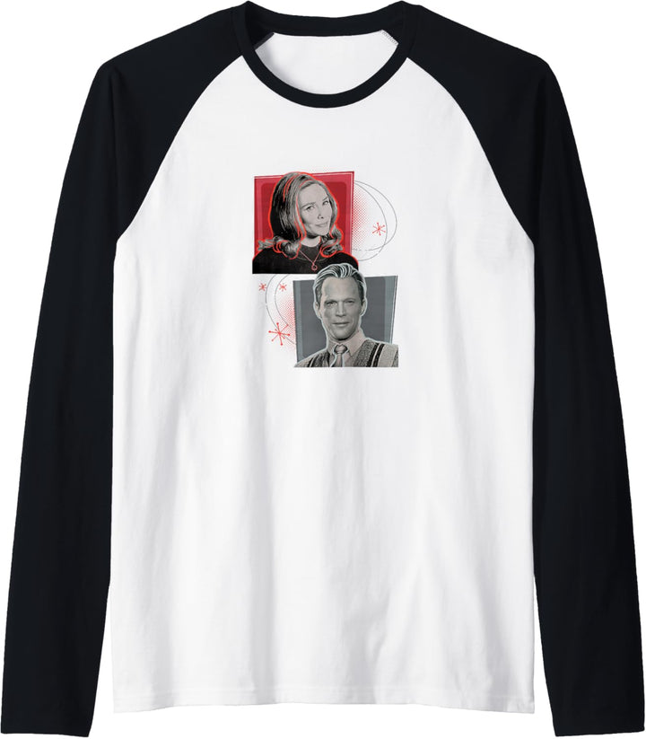 Marvel WandaVision Wanda & Vision Retro Box Up Raglan