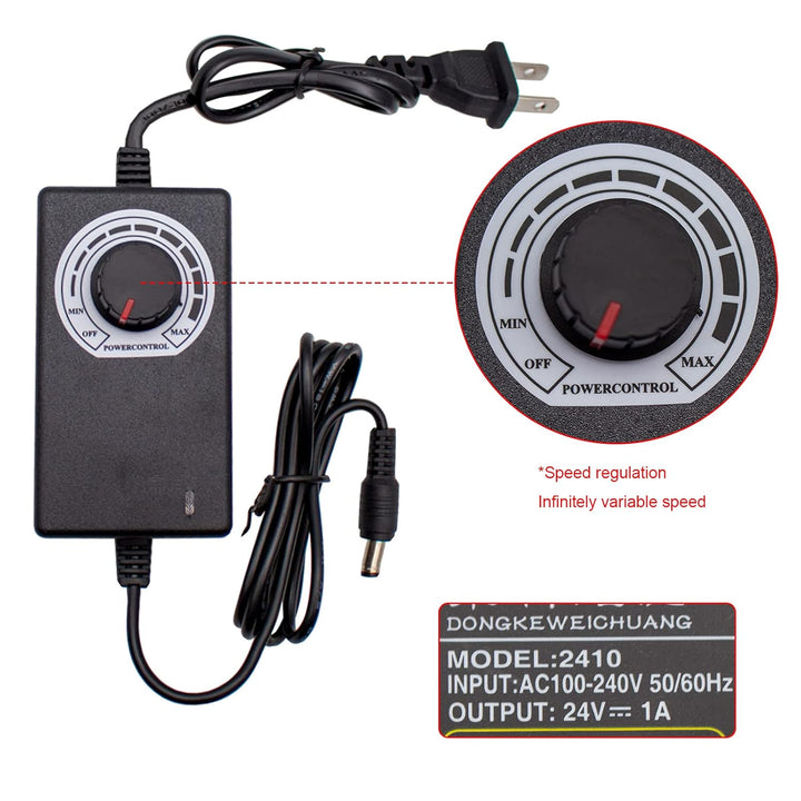 Toplionace Hubkolben Linearaktuator, DC 12V / 24V Getriebe Einstellbarer teleskop Motor DIY Motor mi