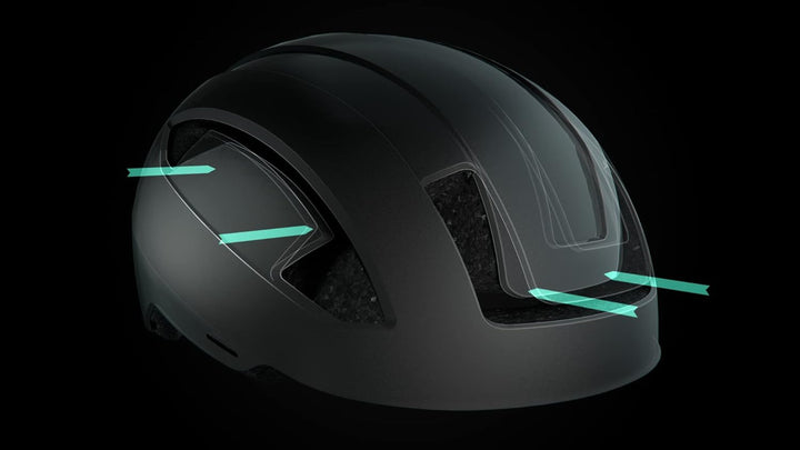 LAZER CityZen KinetiCore Fahrradhelm, Fahrradausrüstung für Erwachsene, Männer & Frauen, Radfahren K
