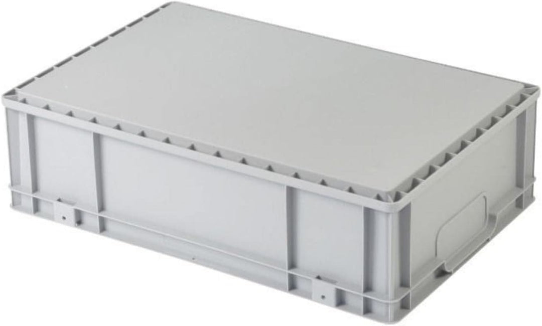 PROREGAL Eurobox NextGen Insight Cover | HxBxT 17x40x60 | 34 Liter | Niedrig/Gelb | Eurobehälter, Tr