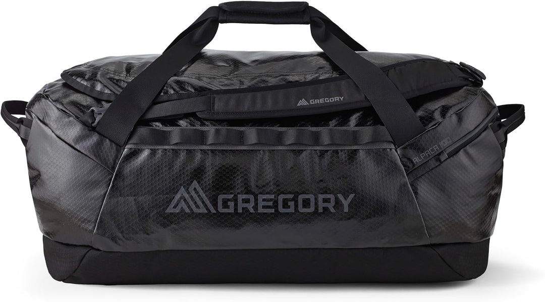Gregory Alpaca 100 Schwarz - Hochwertige geräumige Reisetasche, 100l, Grösse 100l - Farbe Obsidian B