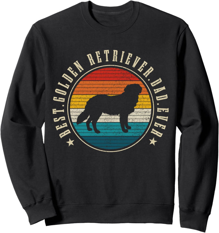 Golden Retriever Hund Vintage Lustiges Hunde Sweatshirt