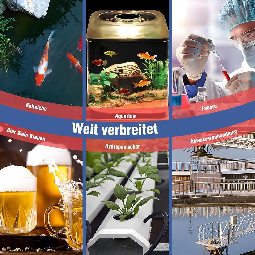Elektrolyt für Messgeräte für gelösten Sauerstoff, 4er-Pack (je 30 ml), kompatibel mit GIDIGI und an