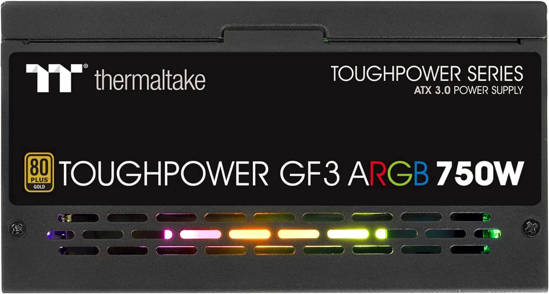Thermaltake Toughpower GF 3 ARGB 750W | PC-ATX-3.0-Netzteil | PCIe Gen 5.0 | 80-Plus-Gold | voll-mod