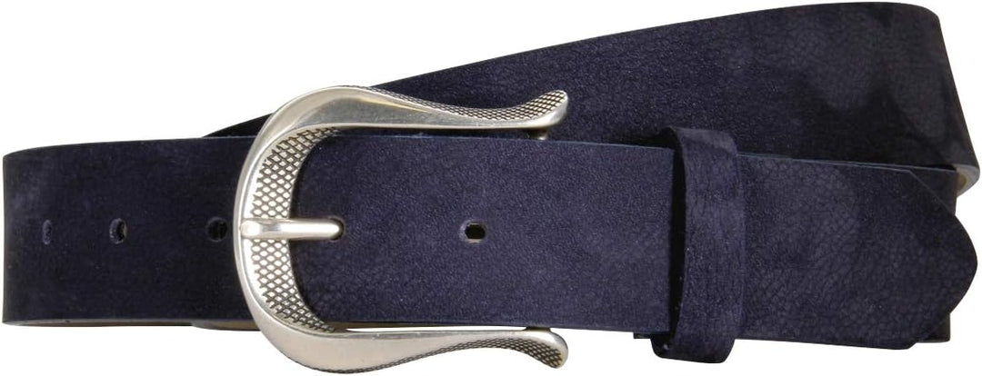 Lindenmann Damen Gürtel Waist Size 33.5 IN M EU 85 cm Blau, Waist Size 33.5 IN M EU 85 cm Blau