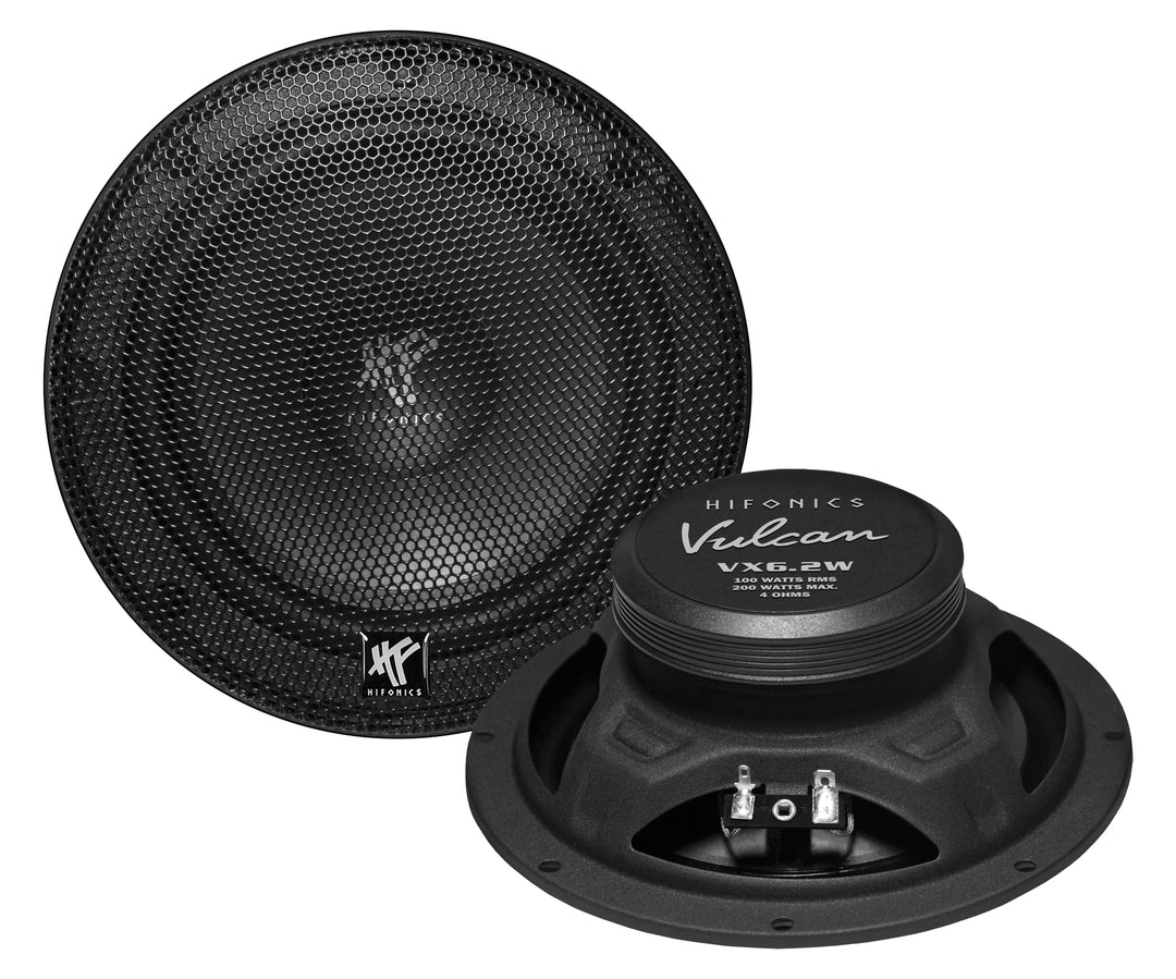 Hifonics VX6.2 W - Kickbass-Lautsprecher 16,5 cm (6,5") aus der Vulcan Lautsprecher Serie | 1 Paar |