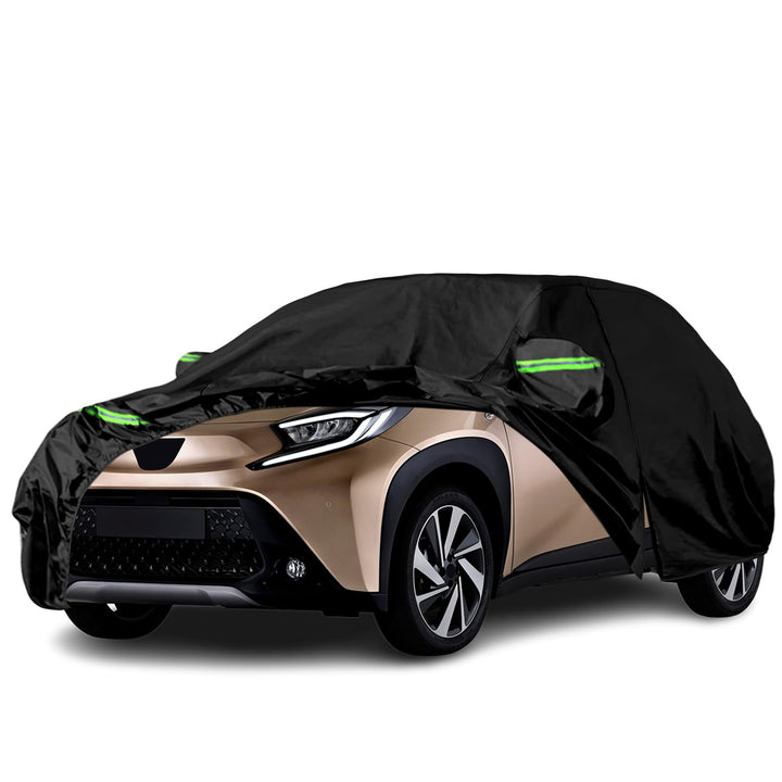 Autoabdeckung Wasserdicht Passend für Toyota Aygo X 2022-2024, Atmungsaktiv Vollgarage Autoplane für