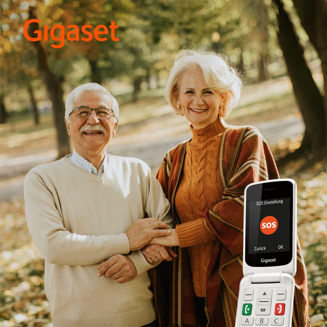 Gigaset GL590 GSM - Senioren Mobiltelefon mit SOS-Funktion - einfache Bedienung mit 2,8" Farbdisplay