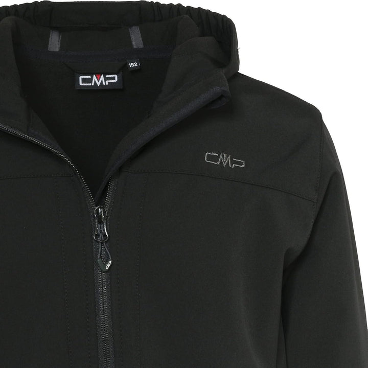 CMP Jungen Softshelljacke für Kinder Jacke (1er Pack) 152 Schwarz, 152 Schwarz