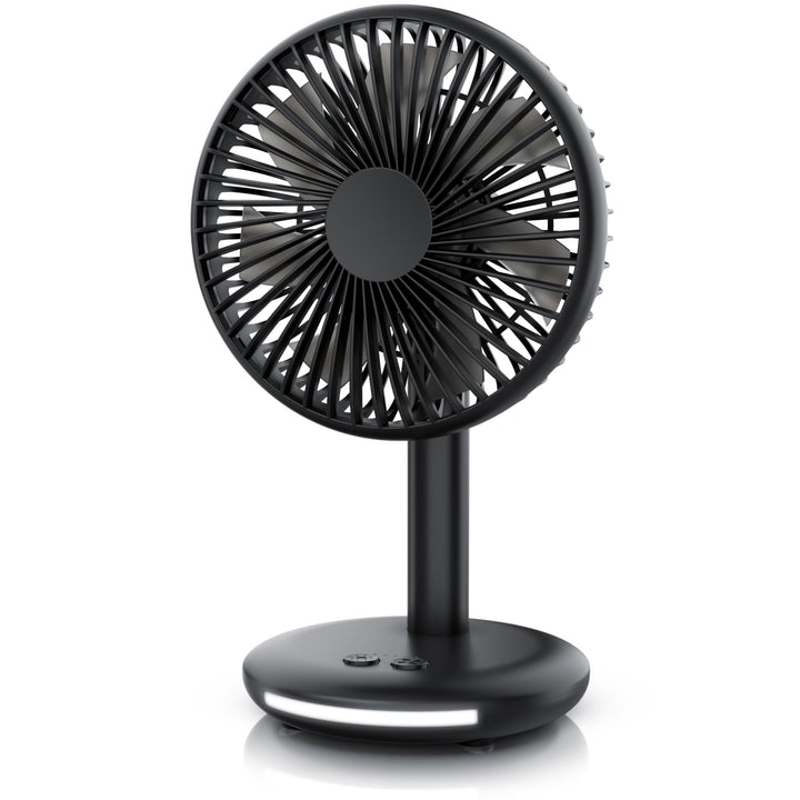 CSL - Akku Tischventilator kabellos - mit Akku – USB Mini Ventilator – DC Motor Brushless silent seh