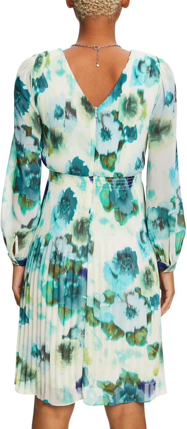 ESPRIT Damen 023eo1e342 Kleid 36 323/Citrus Green 4, 36 323/Citrus Green 4